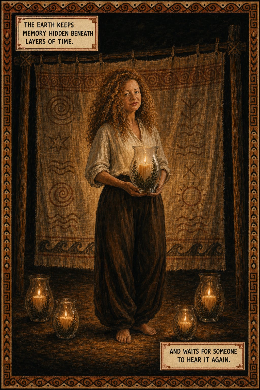 Opening page of the definitive Trypillian Tarot graphic novel