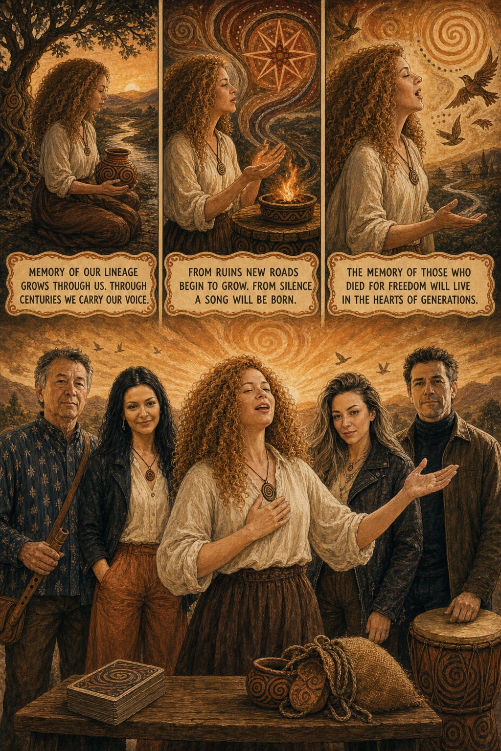 Final page of the definitive Trypillian Tarot graphic novel